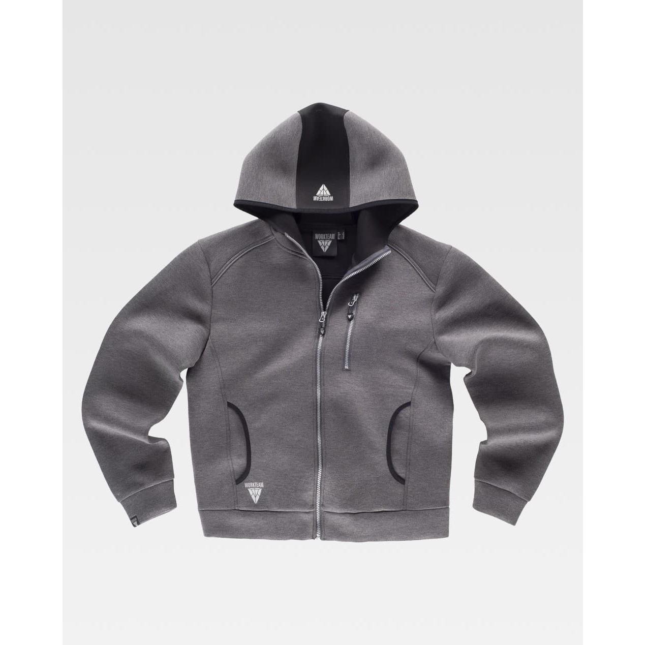 Felpa da Lavoro con Cappuccio S9485 - Workteam