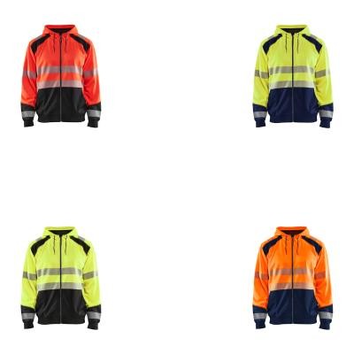 Felpa da lavoro con cappuccio zip intera Blaklader alta visibilit� 354625283389L