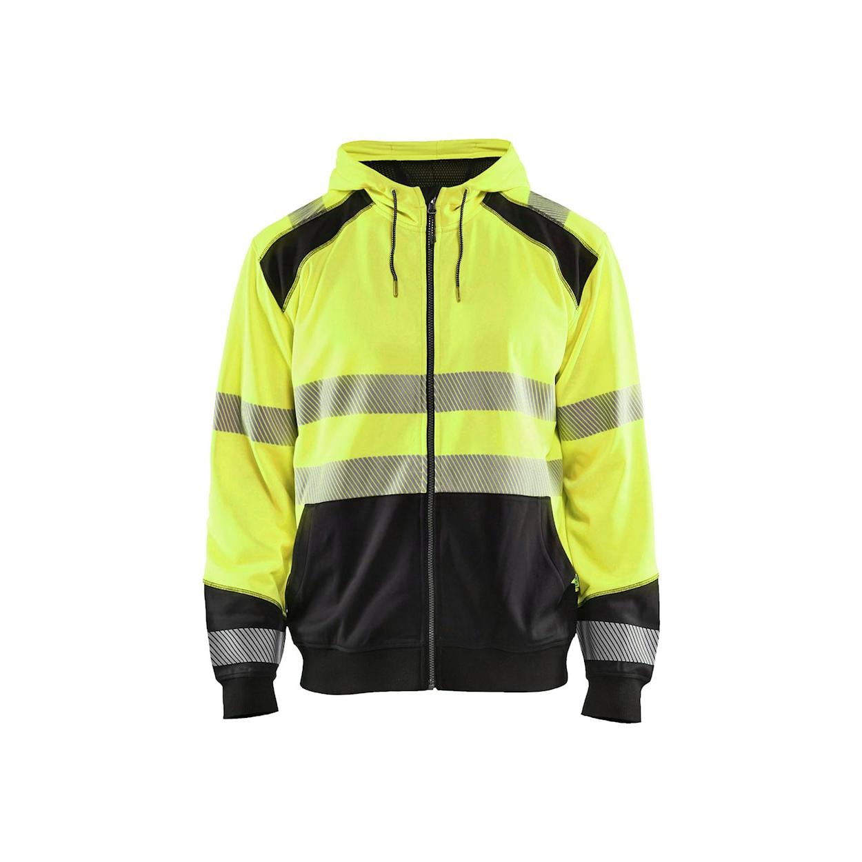 Felpa da lavoro con cappuccio zip intera Blaklader alta visibilit� 354625283389L