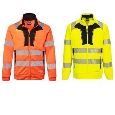 Felpa da Lavoro DX4 Alta Visibilit� Zip intera Portwest DX477