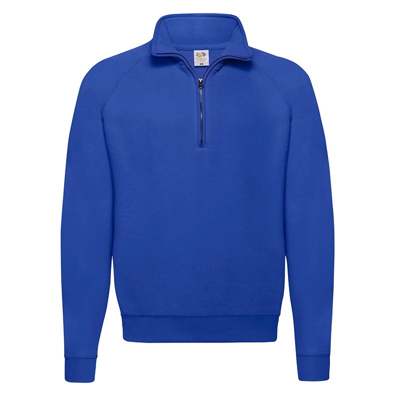 Felpa da Lavoro Fruit of The Loom con Collo a Zip con Fettuccina Classic FR621140