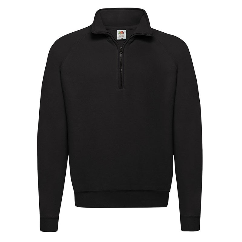 Felpa da Lavoro Fruit of The Loom con Collo a Zip con Fettuccina Classic FR621140