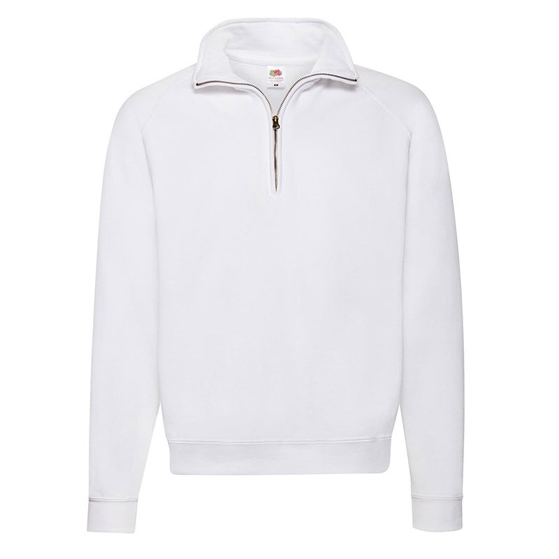 Felpa da Lavoro Fruit of The Loom con Collo a Zip con Fettuccina Classic FR621140