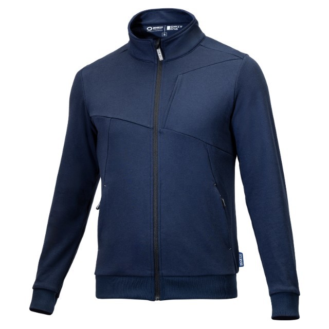 Felpa da Lavoro Full Zip Sparco Grit Plata BTJ0010B0E0