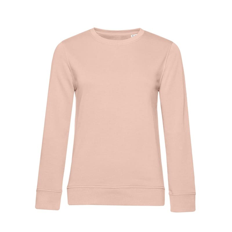 Felpa Da Lavoro Giracollo Organico da Donna B&C Collection - BCWW32B