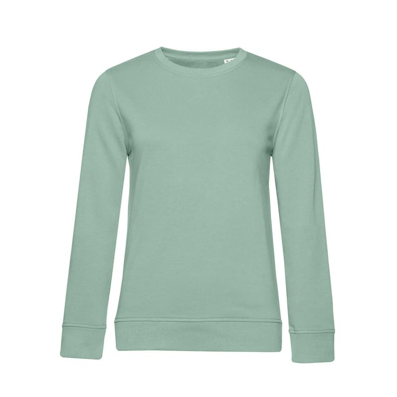 Felpa Da Lavoro Giracollo Organico da Donna B&C Collection - BCWW32B