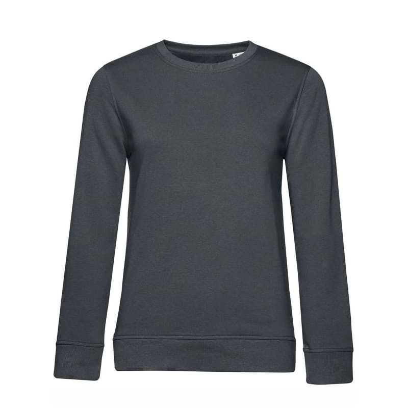 Felpa Da Lavoro Giracollo Organico da Donna B&C Collection - BCWW32B