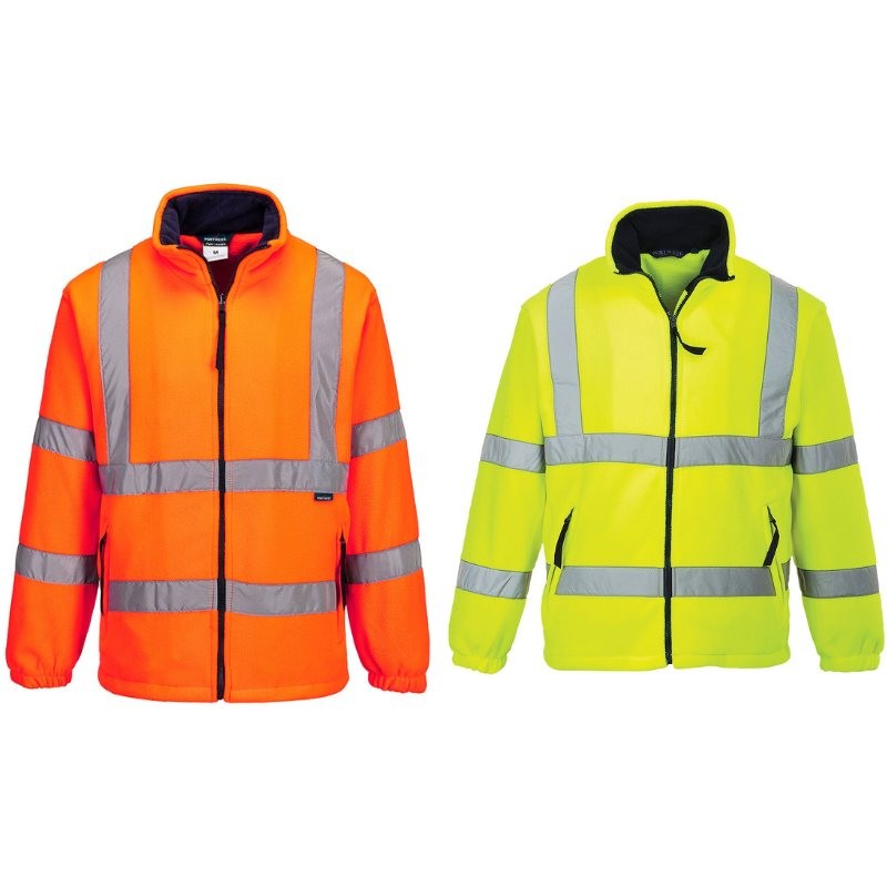 Felpa da Lavoro in Pile ad Alta Visibilit� Multitasche Portwest F300