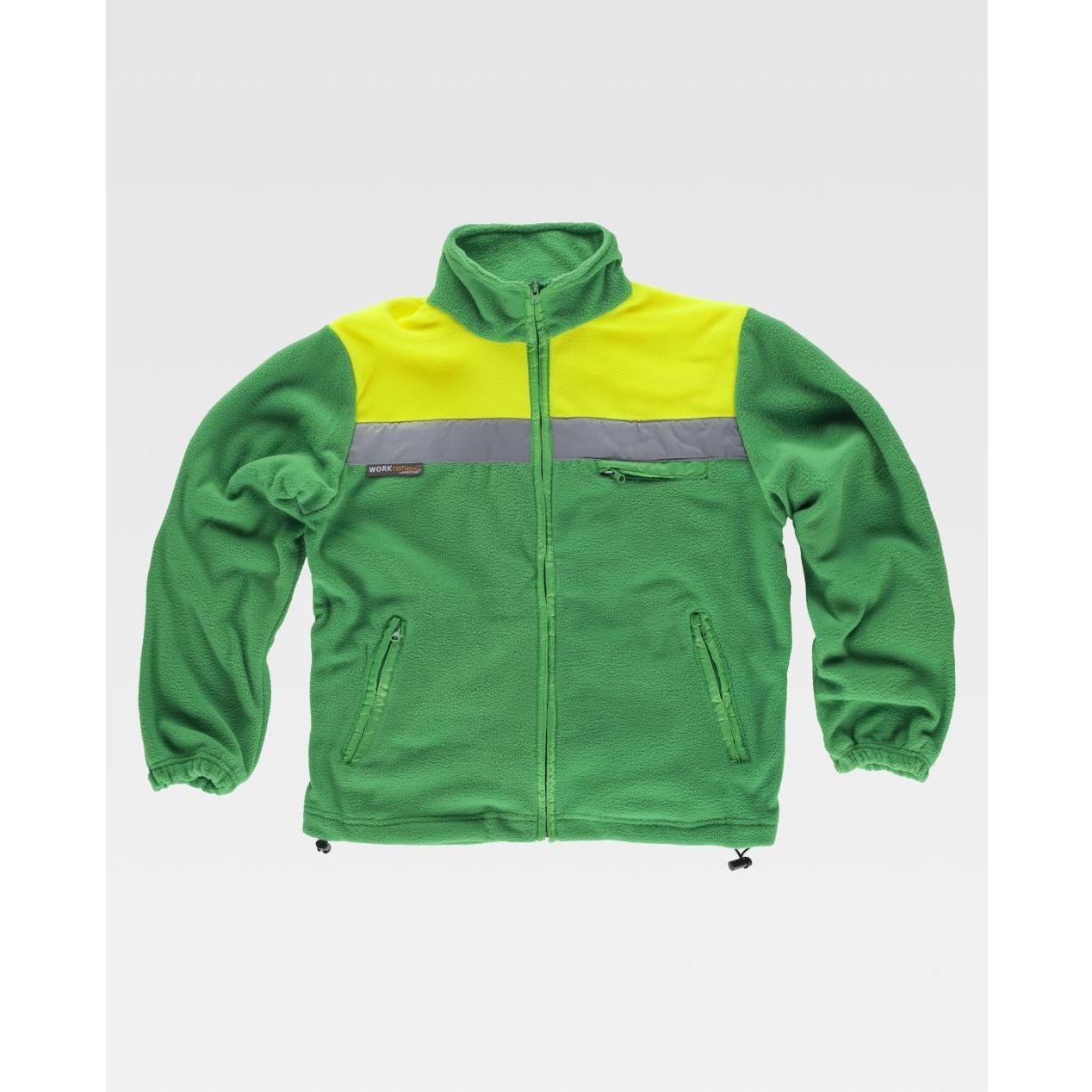 Felpa da Lavoro in Pile Bicolore C4030 - Workteam