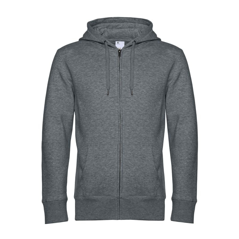 Felpa Da Lavoro King con Cappuccio e Zip Lunga B&C Collection - BCWU03K