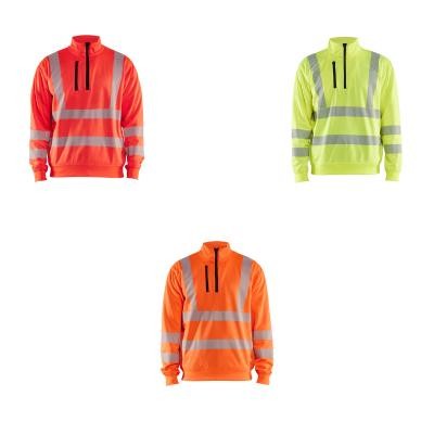Felpa da lavoro mezza zip Blaklader alta visibilit� 356425383300L
