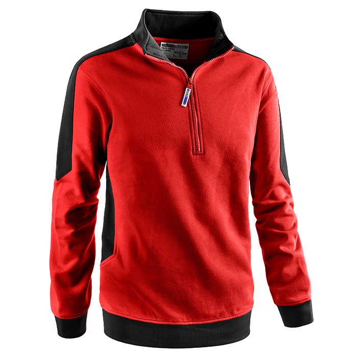 Felpa da Lavoro Mezza Zip Sottozero Patch 50180