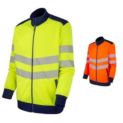 Felpa da Lavoro Molinel Luklight 05805555065 Alta Visibilit� Con Zip Intera