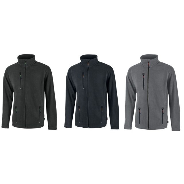 Felpa da Lavoro Multitasche Full Zip U-Power Jura EY396