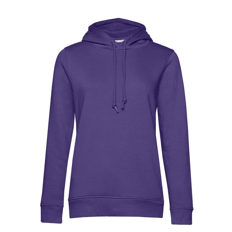 Felpa Da Lavoro Organic Hooded con Cappuccio da Donna B&C Collection - BCWW34B
