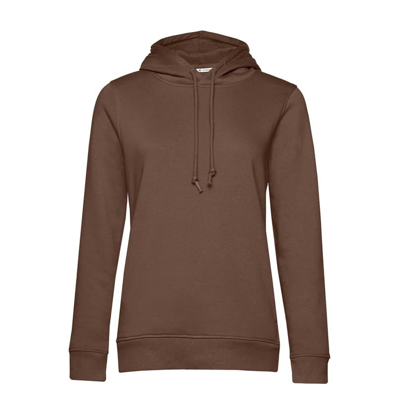 Felpa Da Lavoro Organic Hooded con Cappuccio da Donna B&C Collection - BCWW34B
