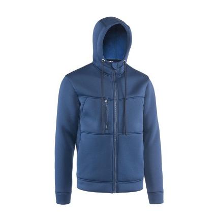 Felpa da Lavoro Stretch con Capuccio Zip Intera Multitasche Sottozero Diver I0440