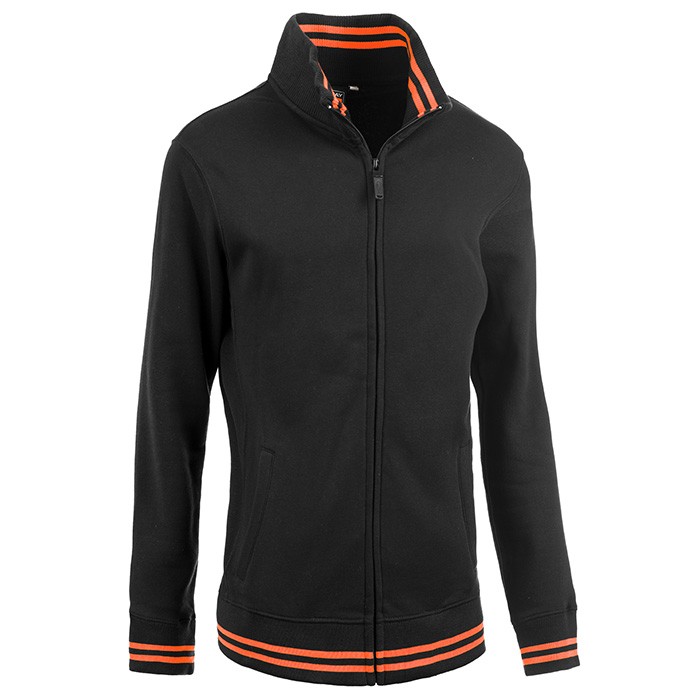 Felpa da Lavoro Stretch Da Donna Zip Intera Sottozero Butterfly Black Line E0932