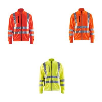 Felpa da lavoro zip intera Blaklader alta visibilit� 335819743300L