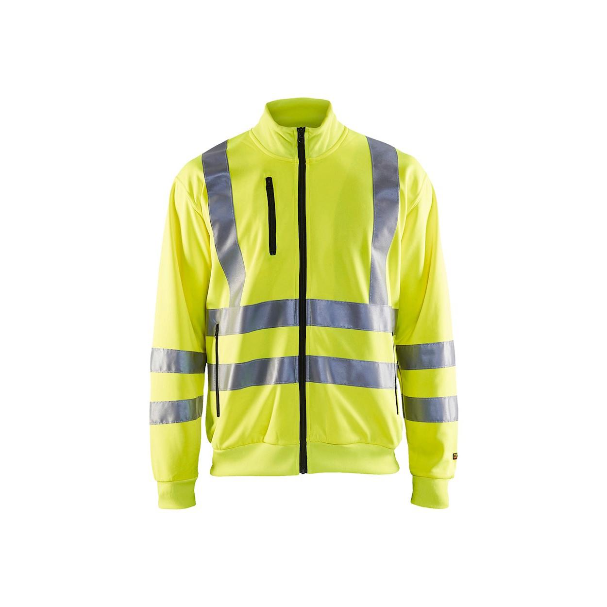 Felpa da lavoro zip intera Blaklader alta visibilit� 335819743300L