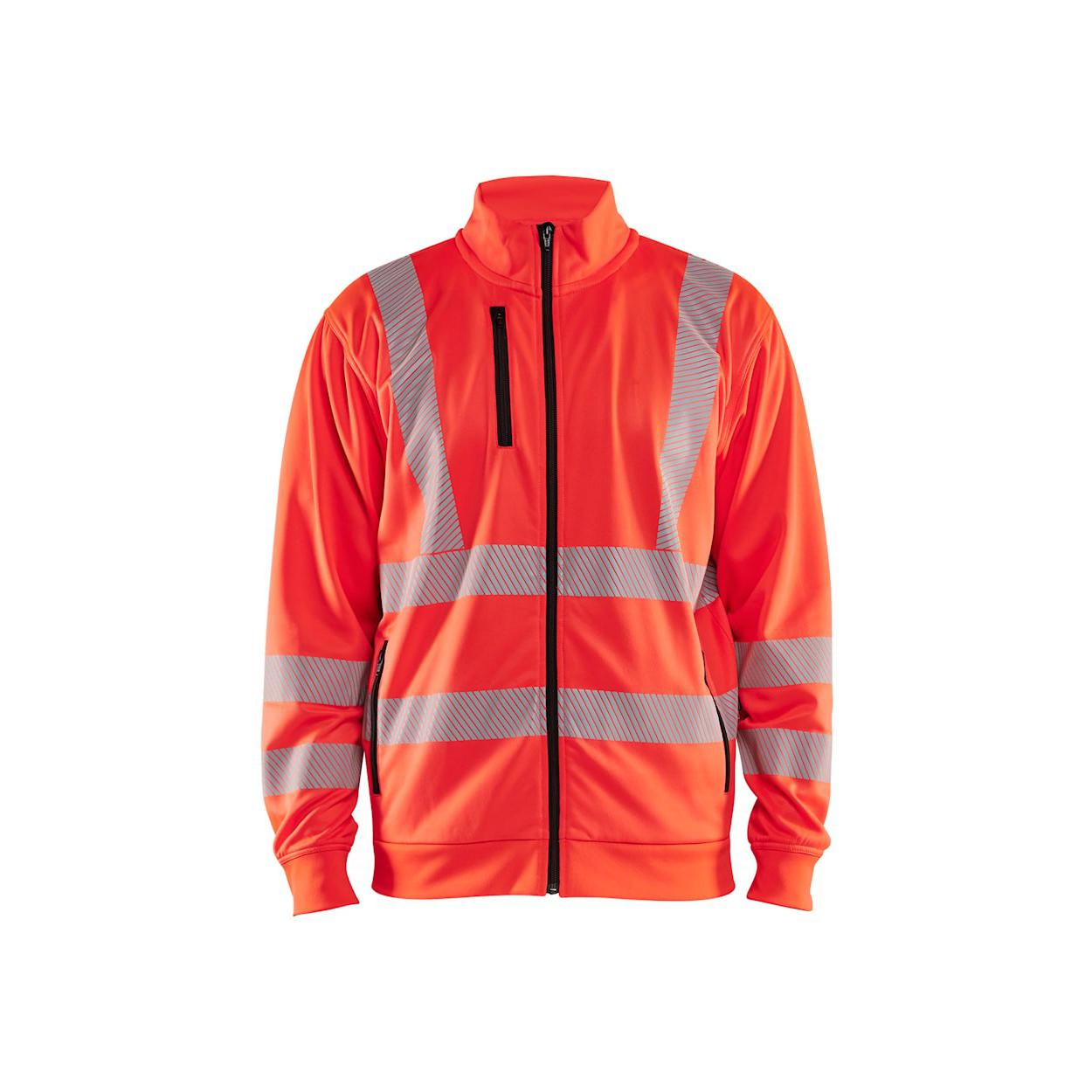 Felpa da lavoro zip intera Blaklader alta visibilit� 356325383300L