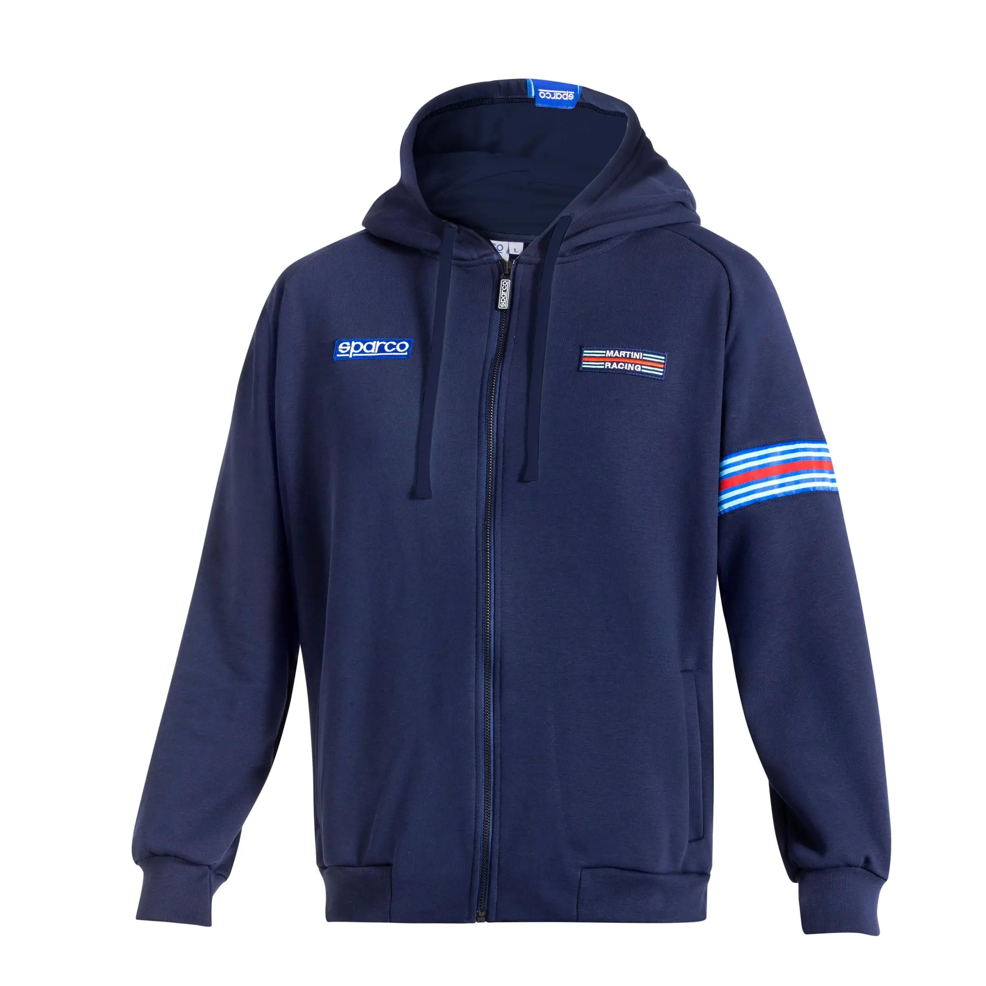 Felpa da Lavoro Zip Intera Con Cappuccio Sparco Martini Racing Hooded full zip BMF0013D0