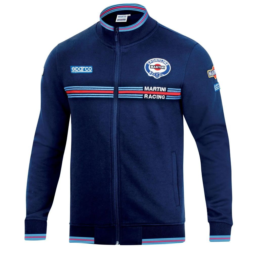 Felpa full zip da lavoro Sparco Martini Racing 01278