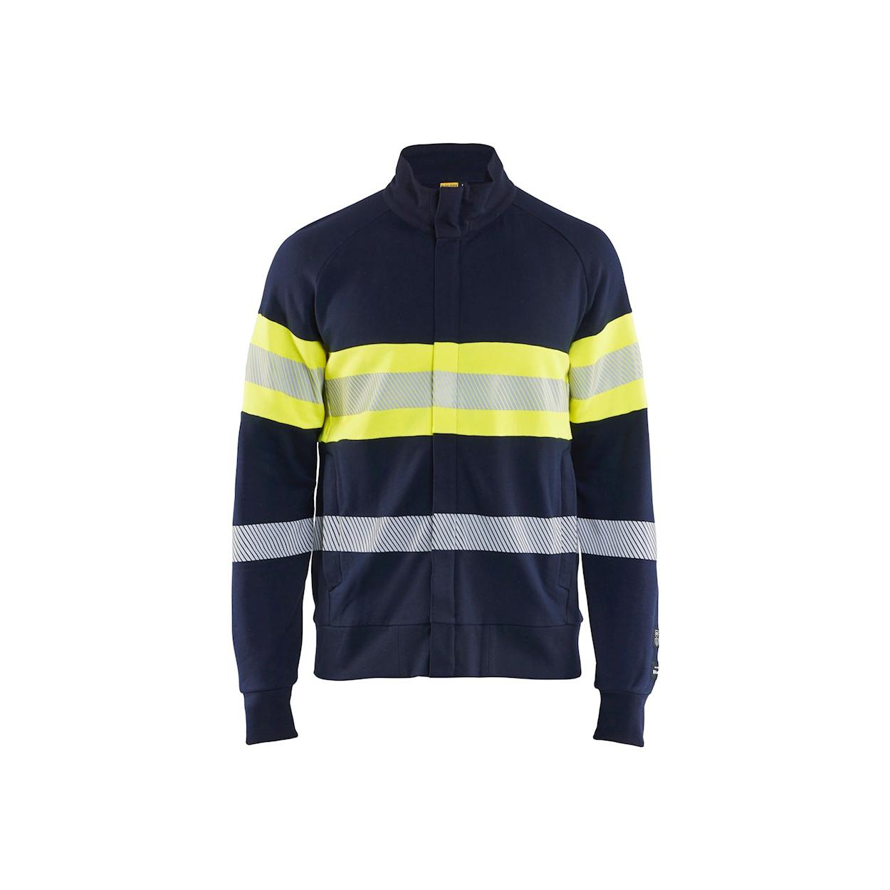 Felpa Giacca da Lavoro Blaklader multinorma zip intera alta visibilit� ignifugo antistatico 346217628933L