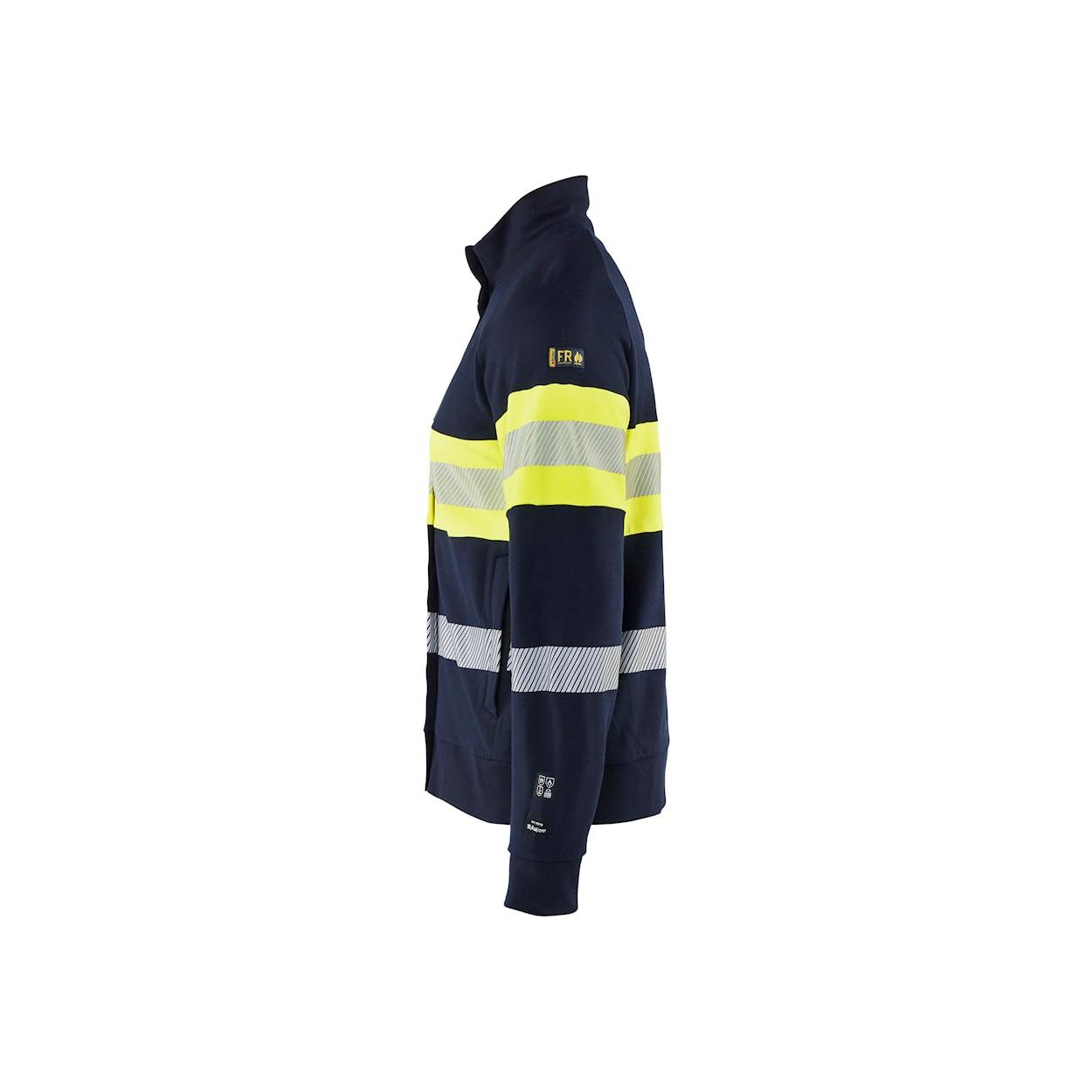 Felpa Giacca da Lavoro Blaklader multinorma zip intera alta visibilit� ignifugo antistatico 346217628933L