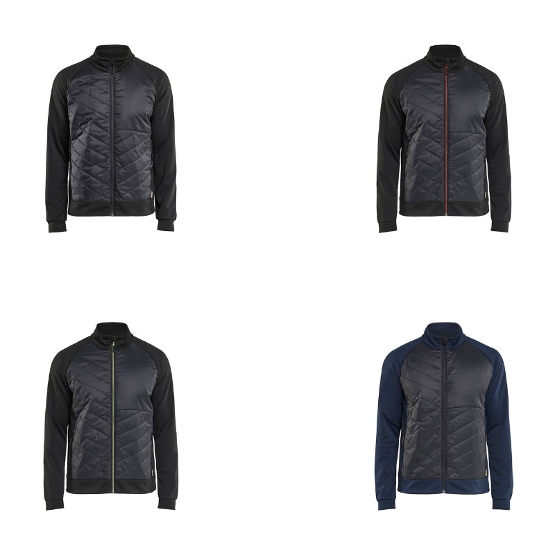 Felpa Giacca da Lavoro Blaklader zip intera Hybrid 341825268699L