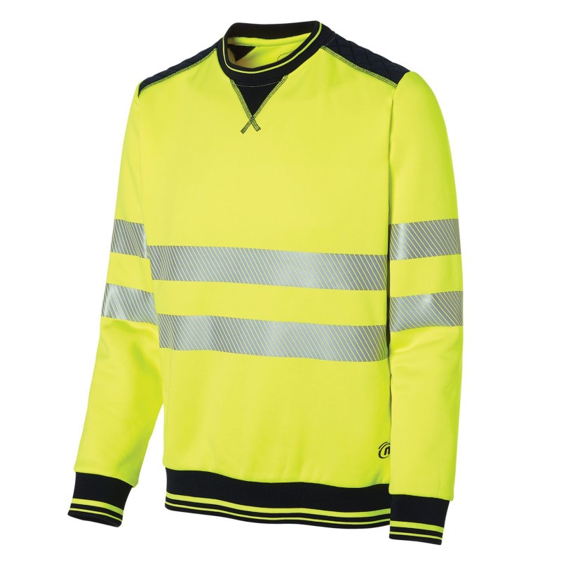 Felpa girocollo da Lavoro Alta Visibilit� Molinel Luklight 0480.9999.065