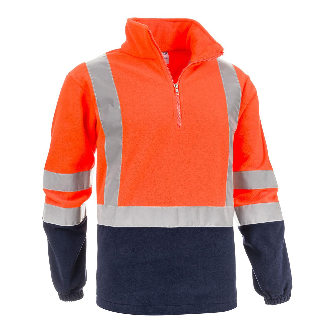 Felpa in Pile da Lavoro Alta Visibilit� Mezza Zip Sottozero Brennero 2320