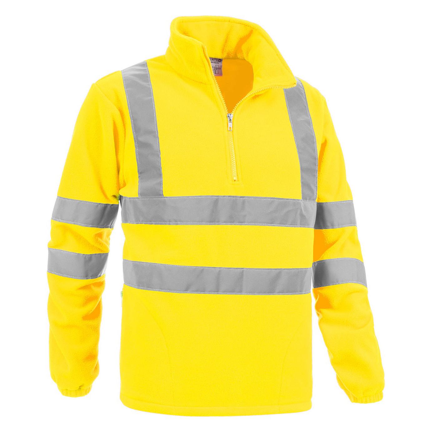 Felpa in Pile da Lavoro Alta Visibilit� Mezza Zip Sottozero Brennero 2320