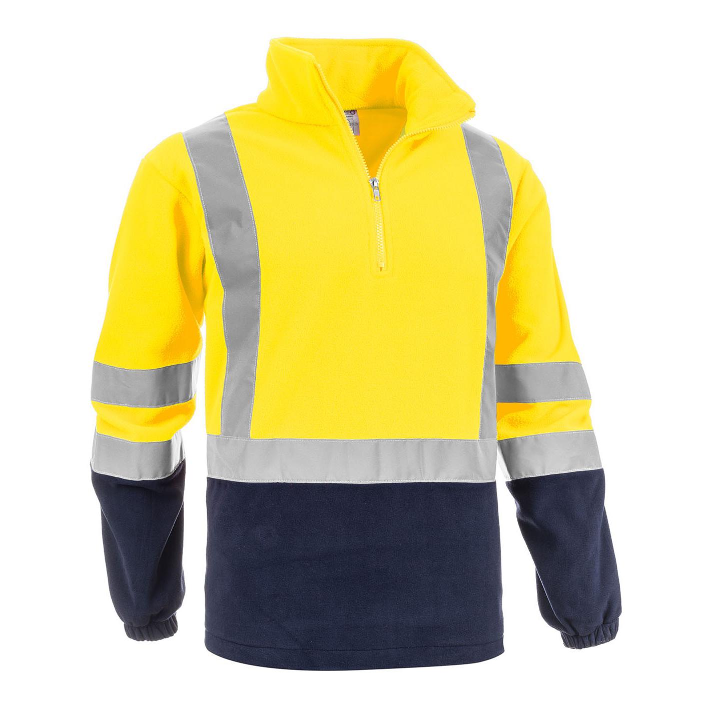 Felpa in Pile da Lavoro Alta Visibilit� Mezza Zip Sottozero Brennero 2320