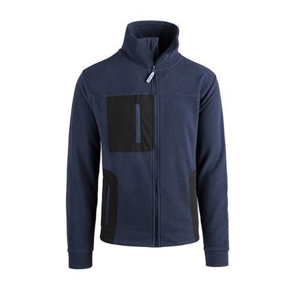 Felpa in Plie da Lavoro Multitasche Zip Intera Sottozero Anvers 7950