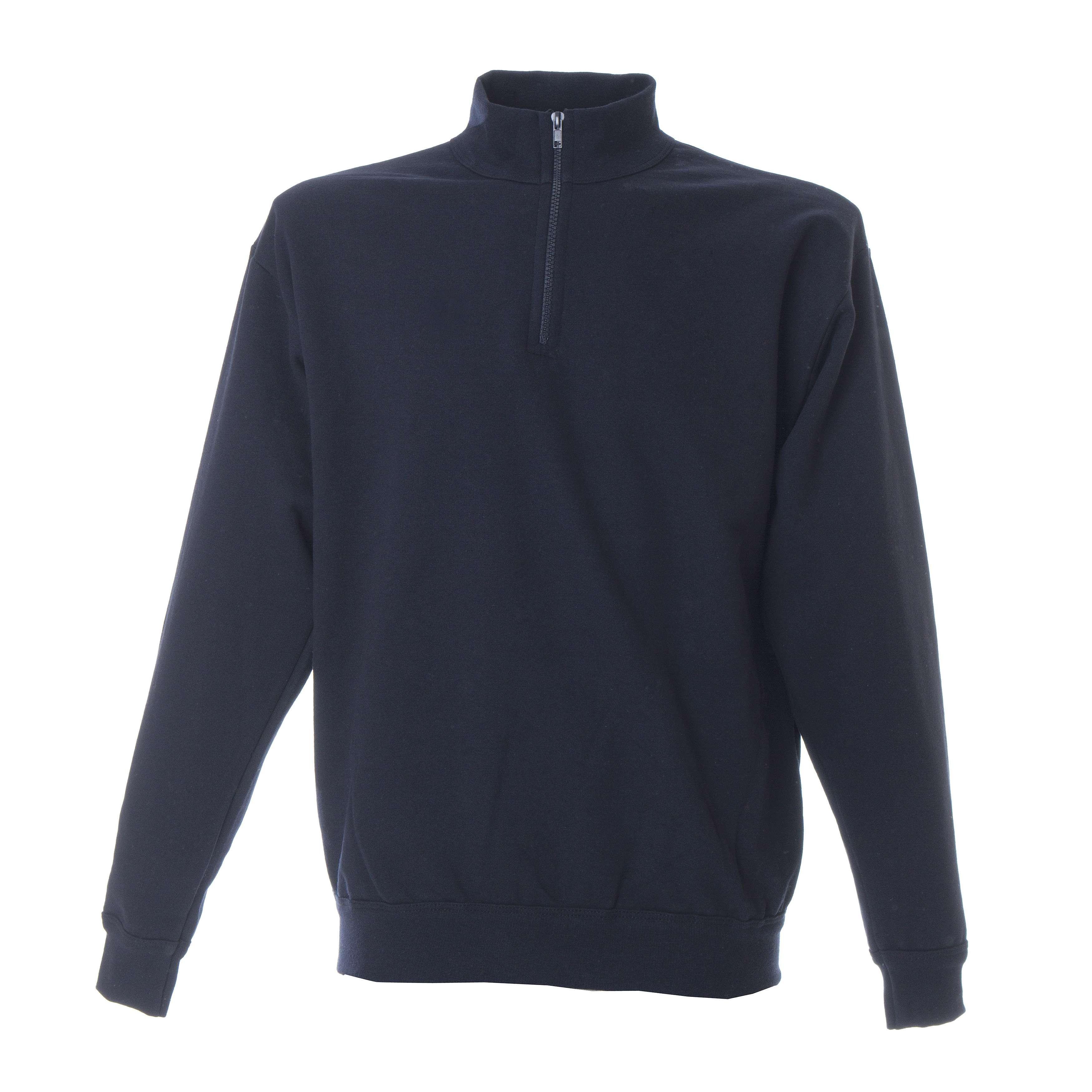 Felpa zip corta da Lavoro 100% Cotone Made in Italy JRC Piacenza 988553