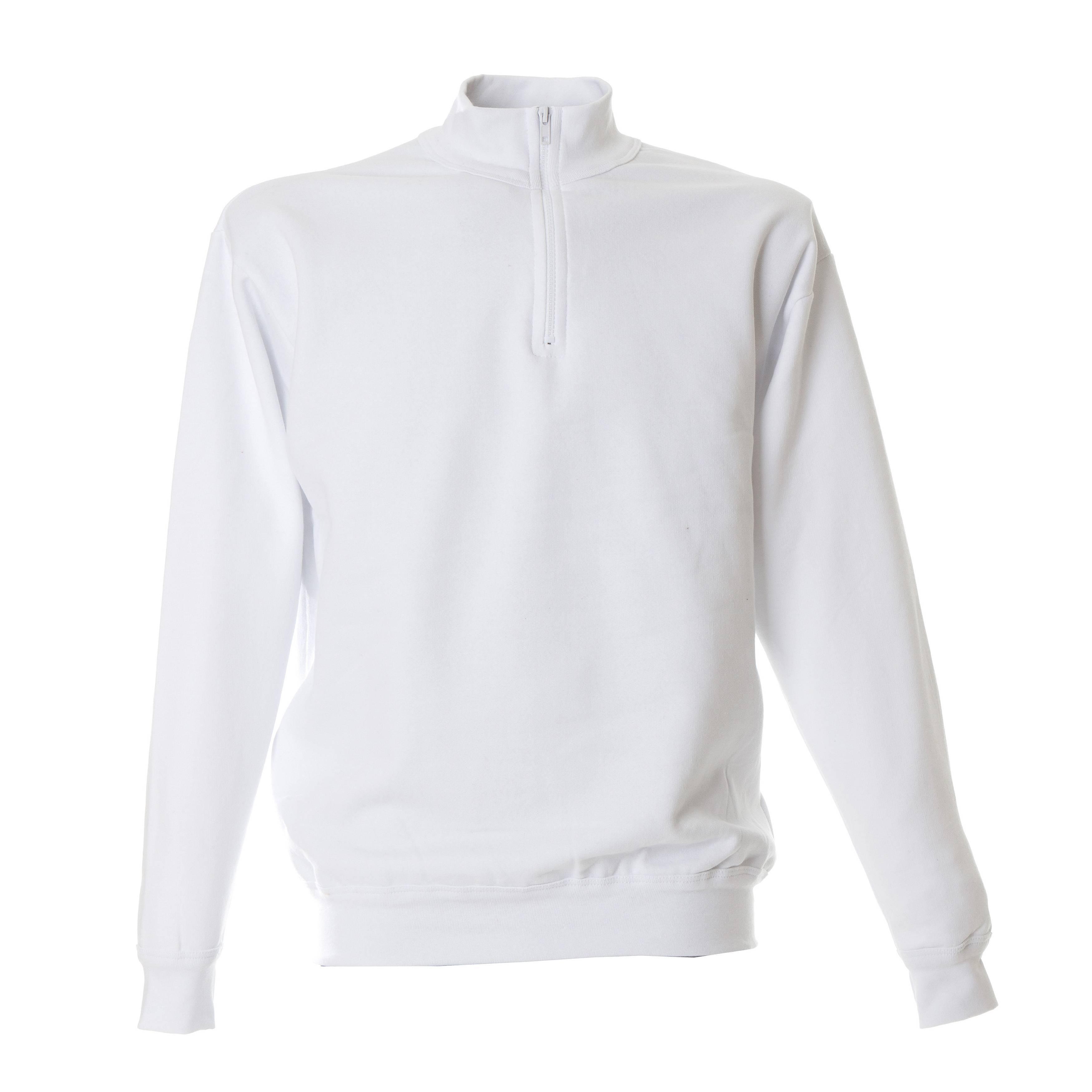 Felpa zip corta da Lavoro 100% Cotone Made in Italy JRC Piacenza 988553