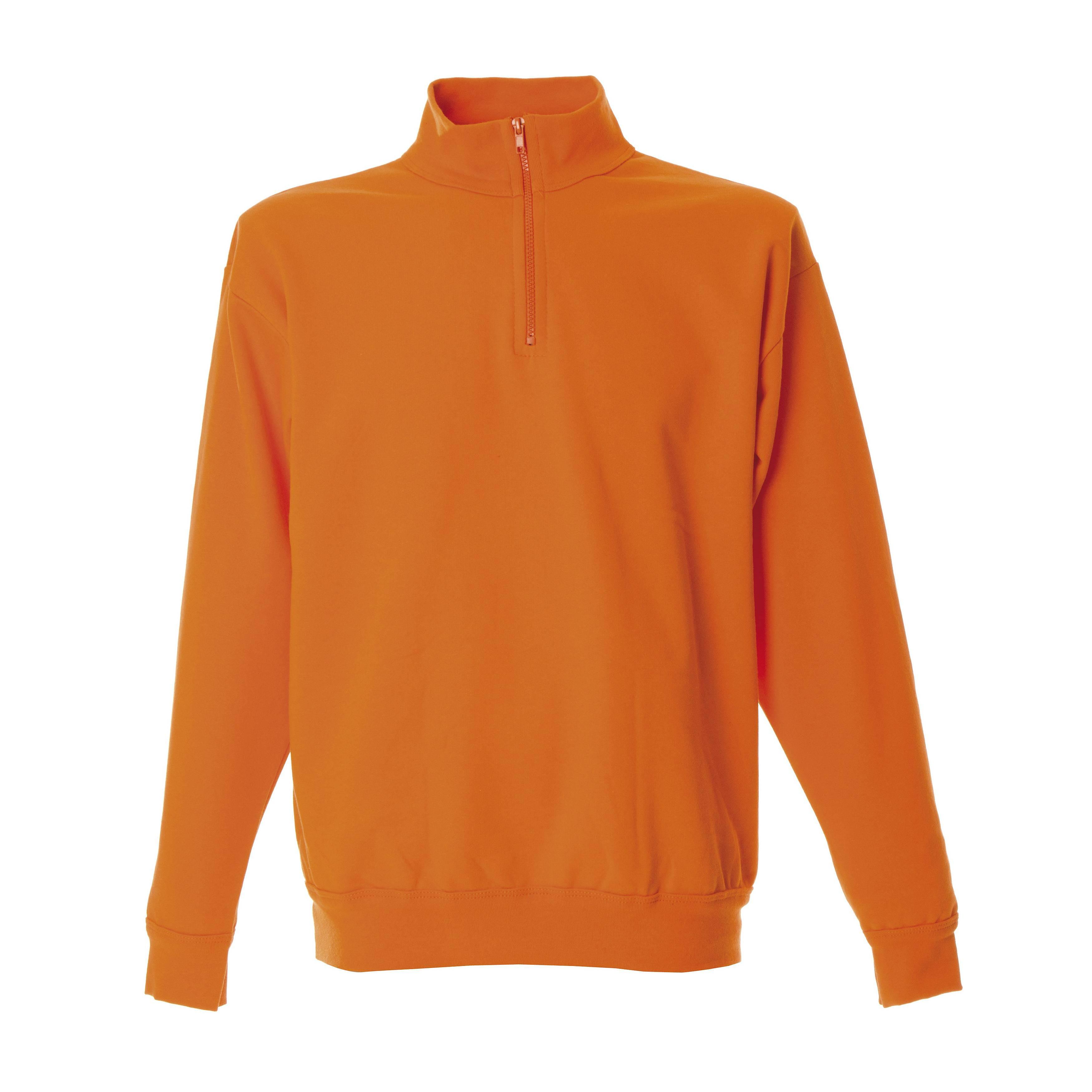 Felpa zip corta da Lavoro 100% Cotone Made in Italy JRC Piacenza 988553