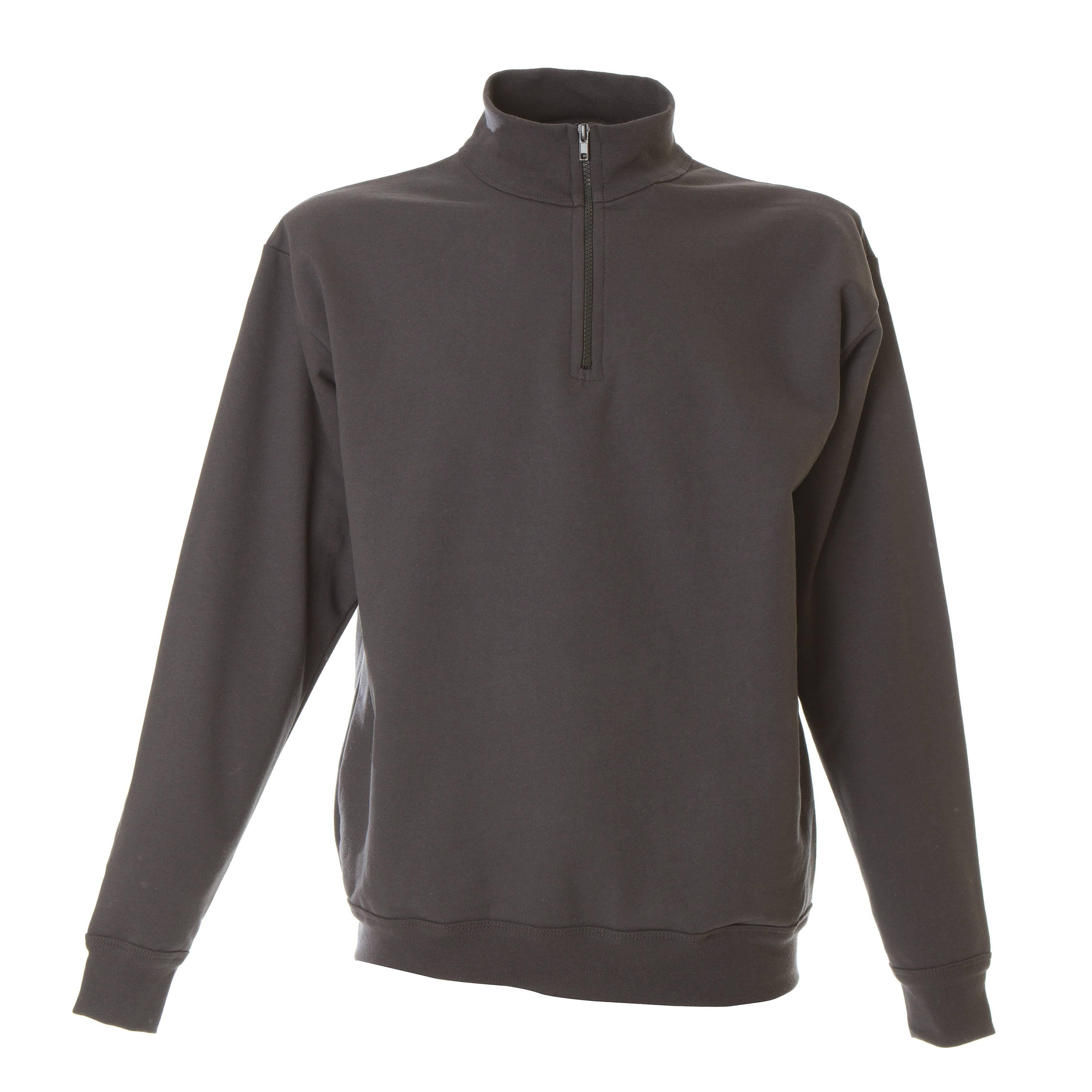 Felpa zip corta da Lavoro 100% Cotone Made in Italy JRC Piacenza 988553