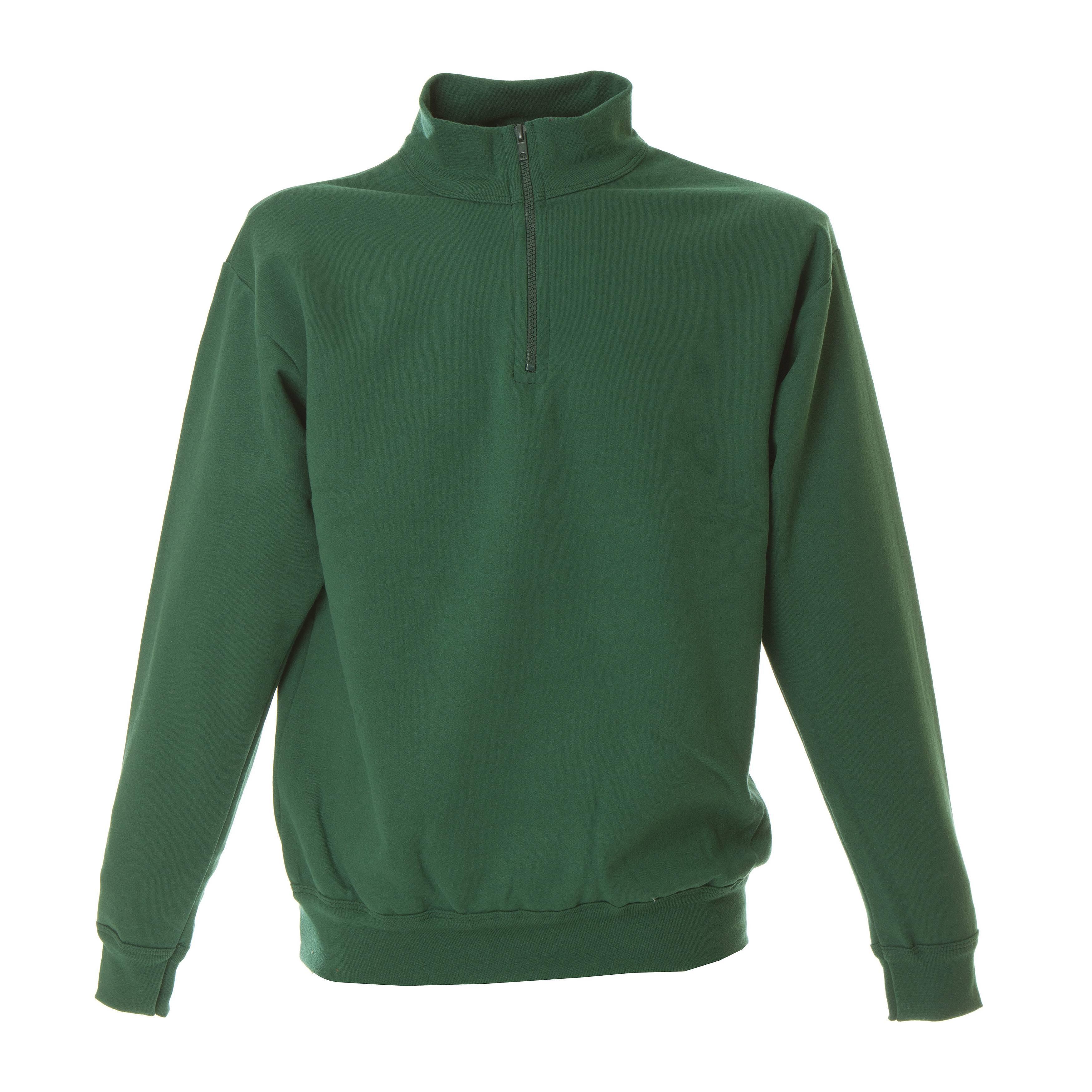 Felpa zip corta da Lavoro 100% Cotone Made in Italy JRC Piacenza 988553