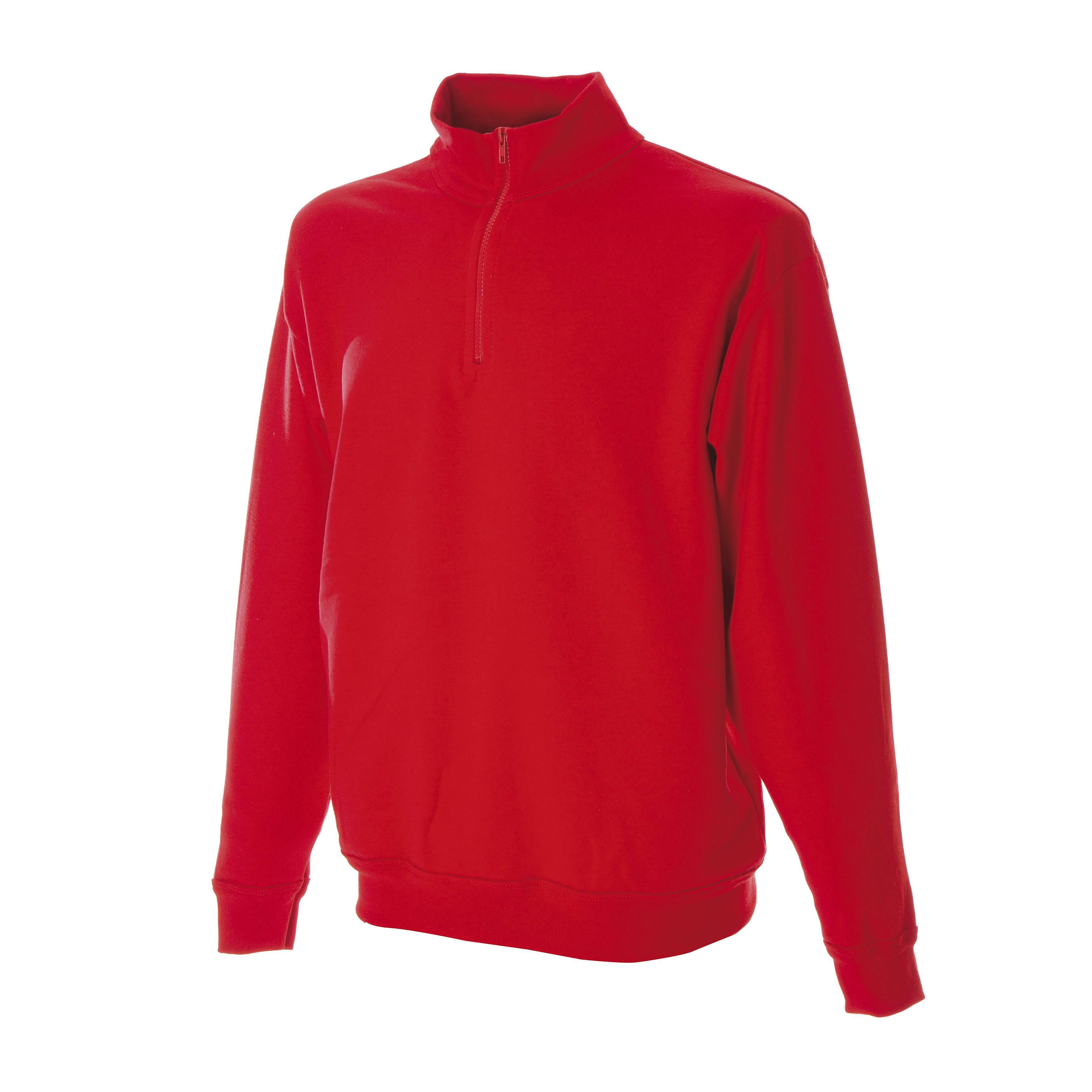 Felpa zip corta da Lavoro 100% Cotone Made in Italy JRC Piacenza 988553