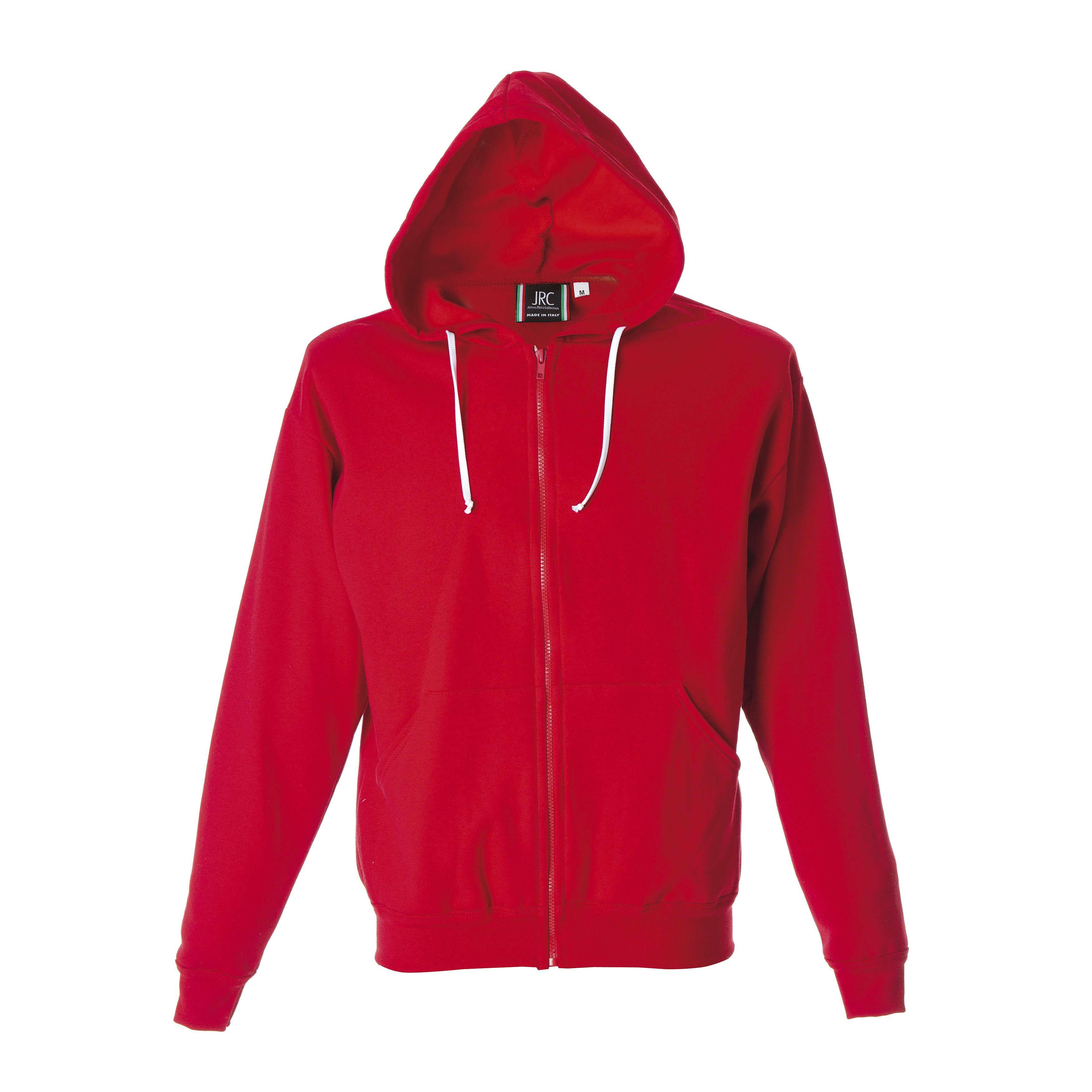 Felpa zip lunga con Cappuccio da Lavoro Made in Italy JRC Lecce 989243