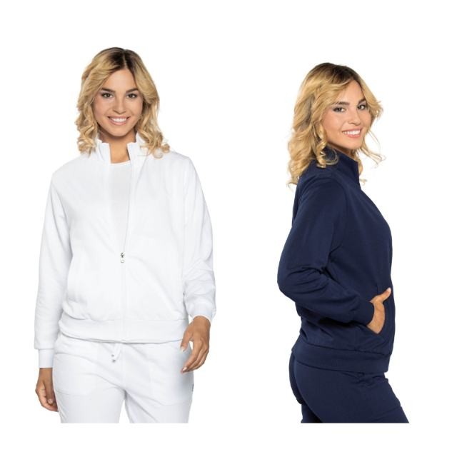 Felpa zip lunga da lavoro 100% Cotone da Donna Siggi Alexis 04MG0809/00