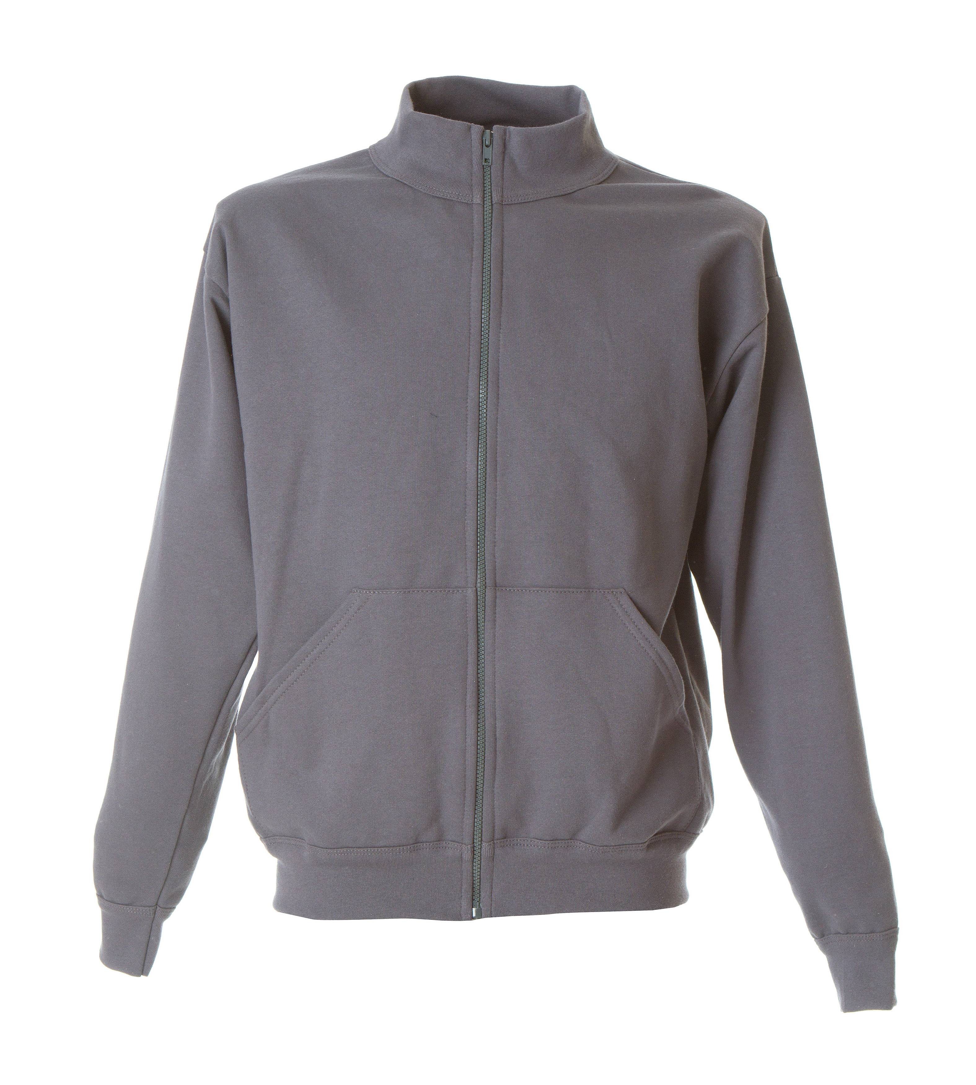 Felpa zip lunga da Lavoro 100% Cotone Made in Italy JRC Pescara 988793