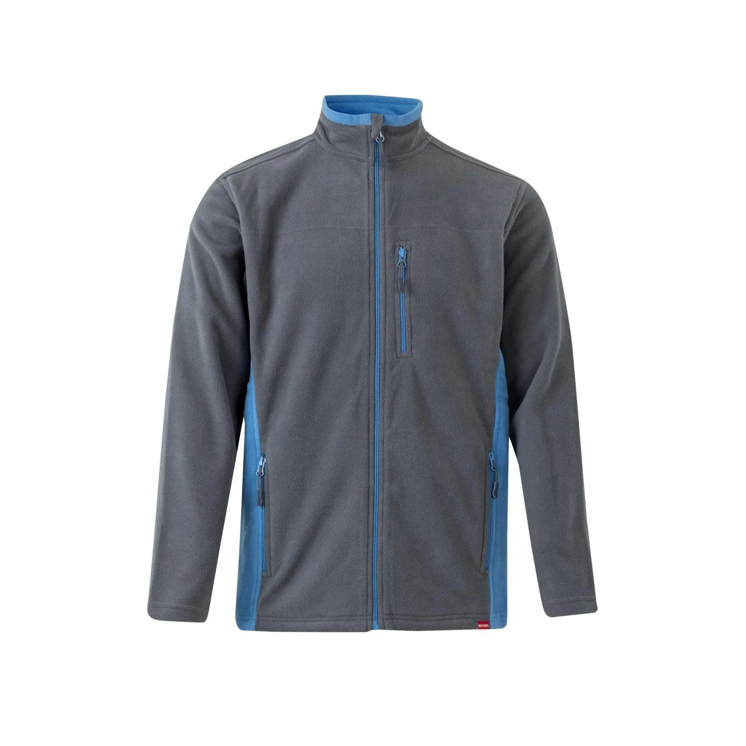 Felpa zip lunga in pile da Lavoro Multitasche Velilla 201504