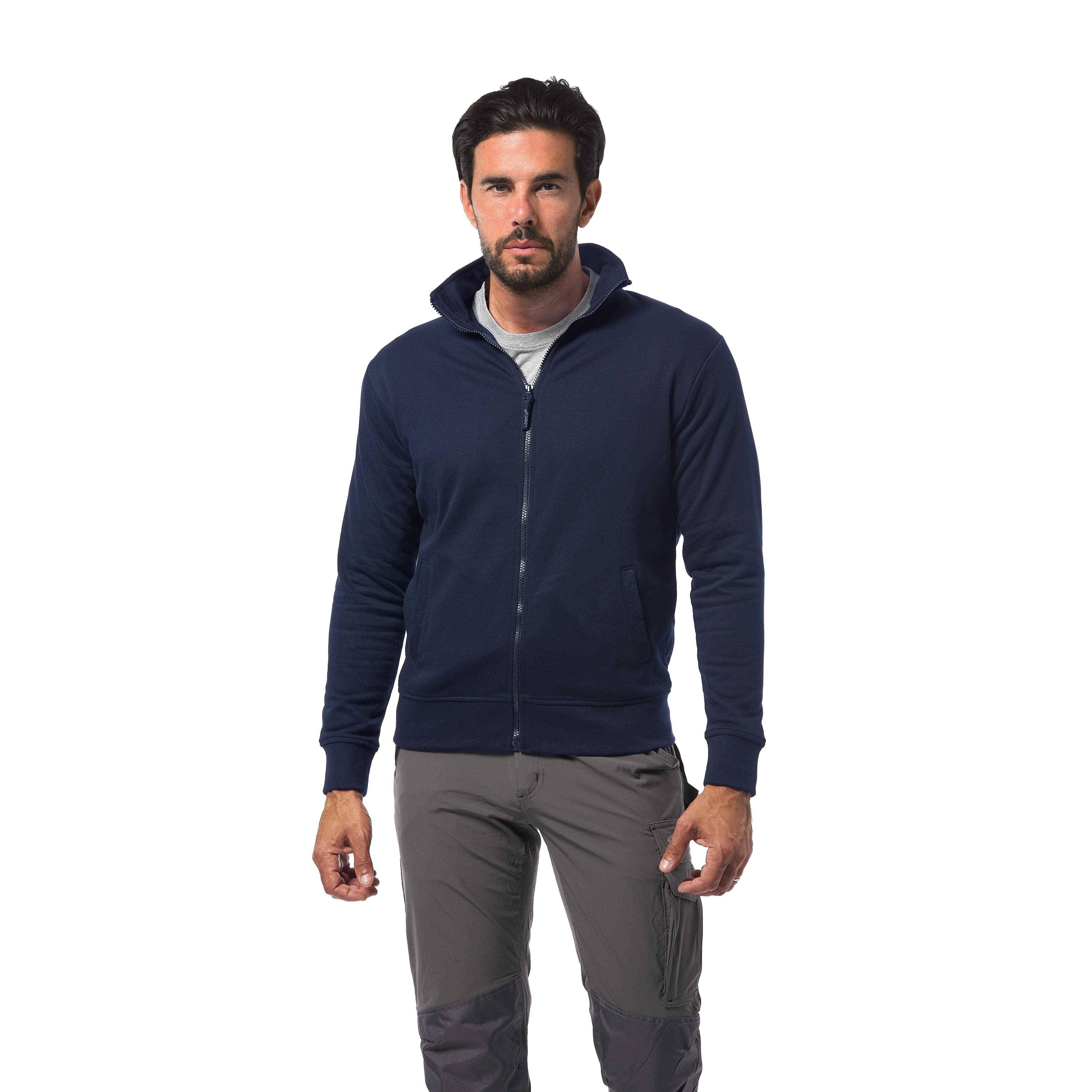 Felpe con zip lunga da Lavoro Logica SANPOLO/1-L