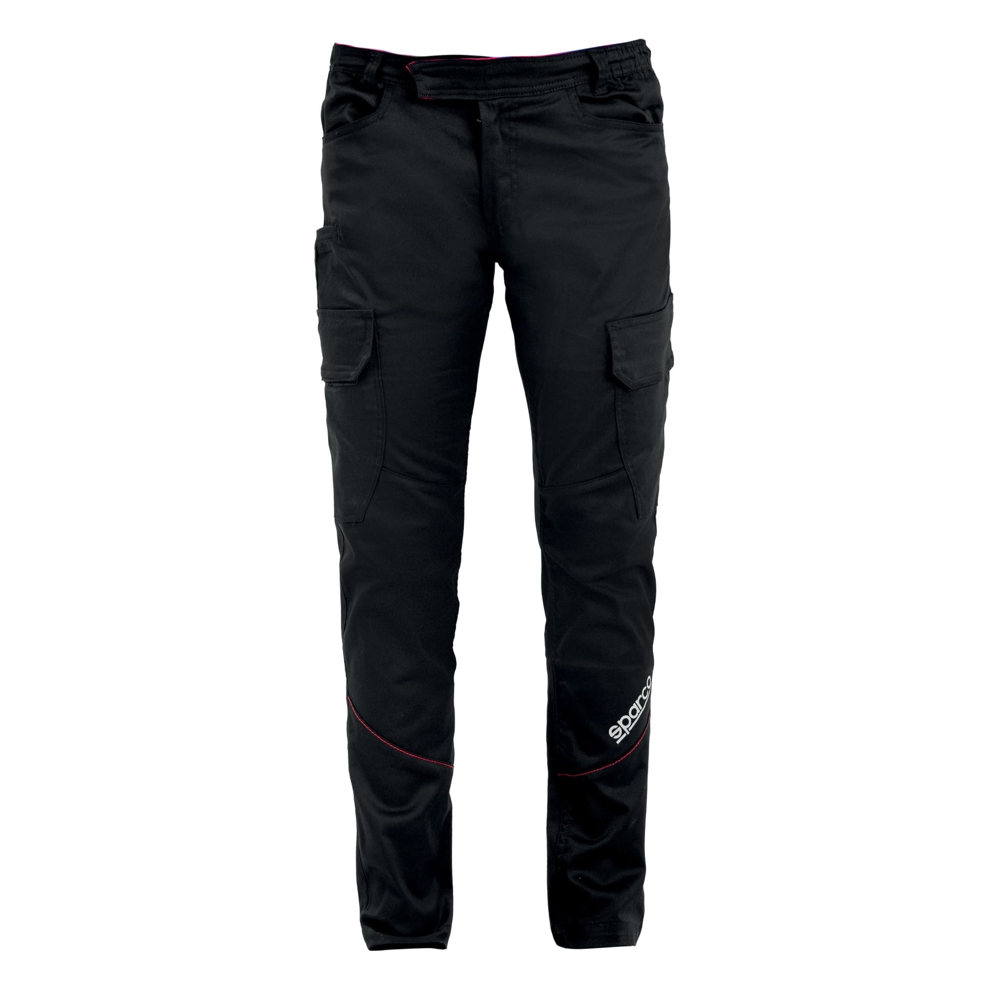 Fuori tutto - Pantalone da lavoro Sparco BOSTON Cargo Multiseason Elasticizzati Multitasche - Nero Taglia 3XL