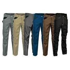 Fuori tutto - Pantaloni da Lavoro Multitasche Cofra Walklander V014-0-00 taglia 48 colore corda nero