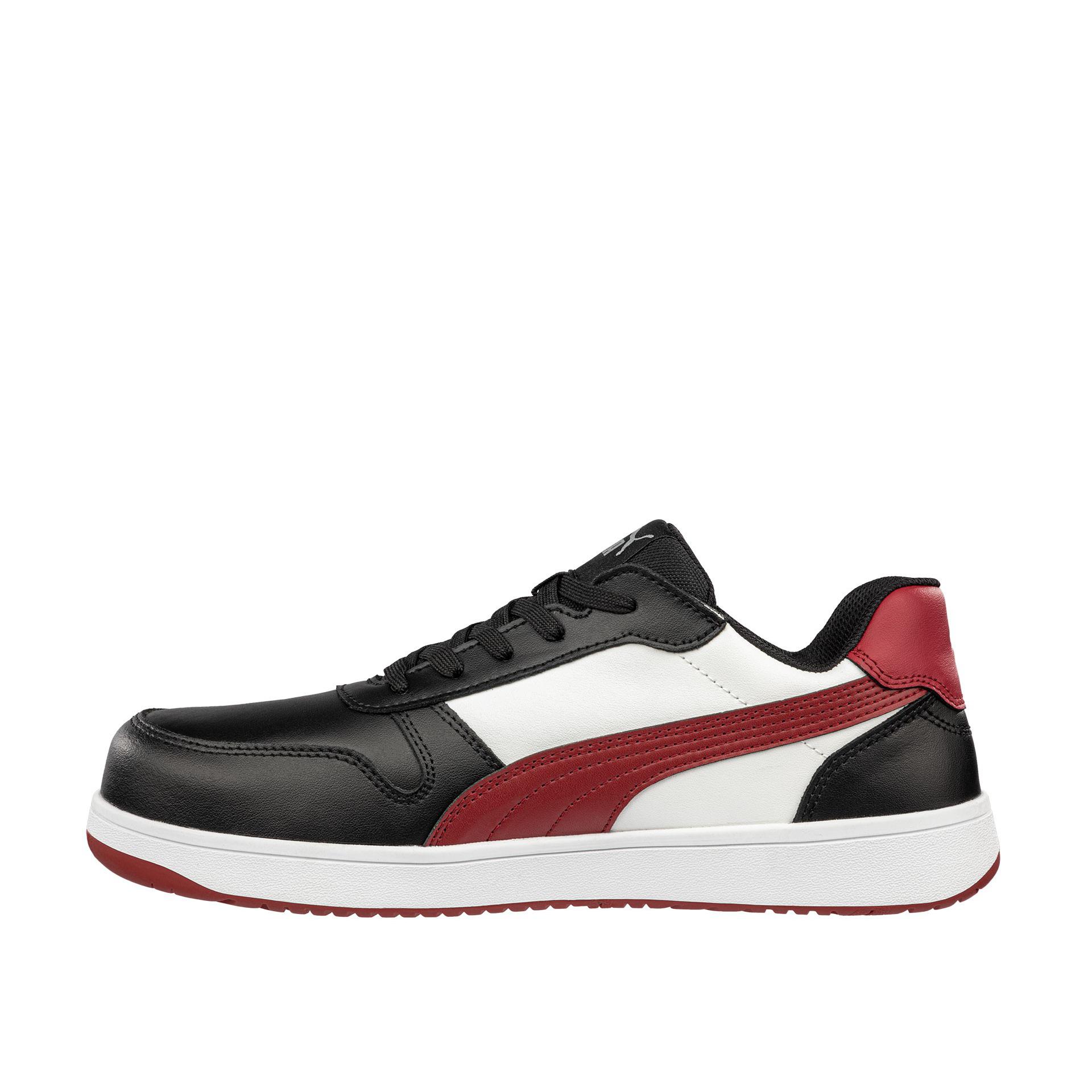 Fuori tutto - Scarpe antinfortunistiche Puma Frontcourt Black/White/Red Low S3 FO HRO ESD SRC 640200 numero 39