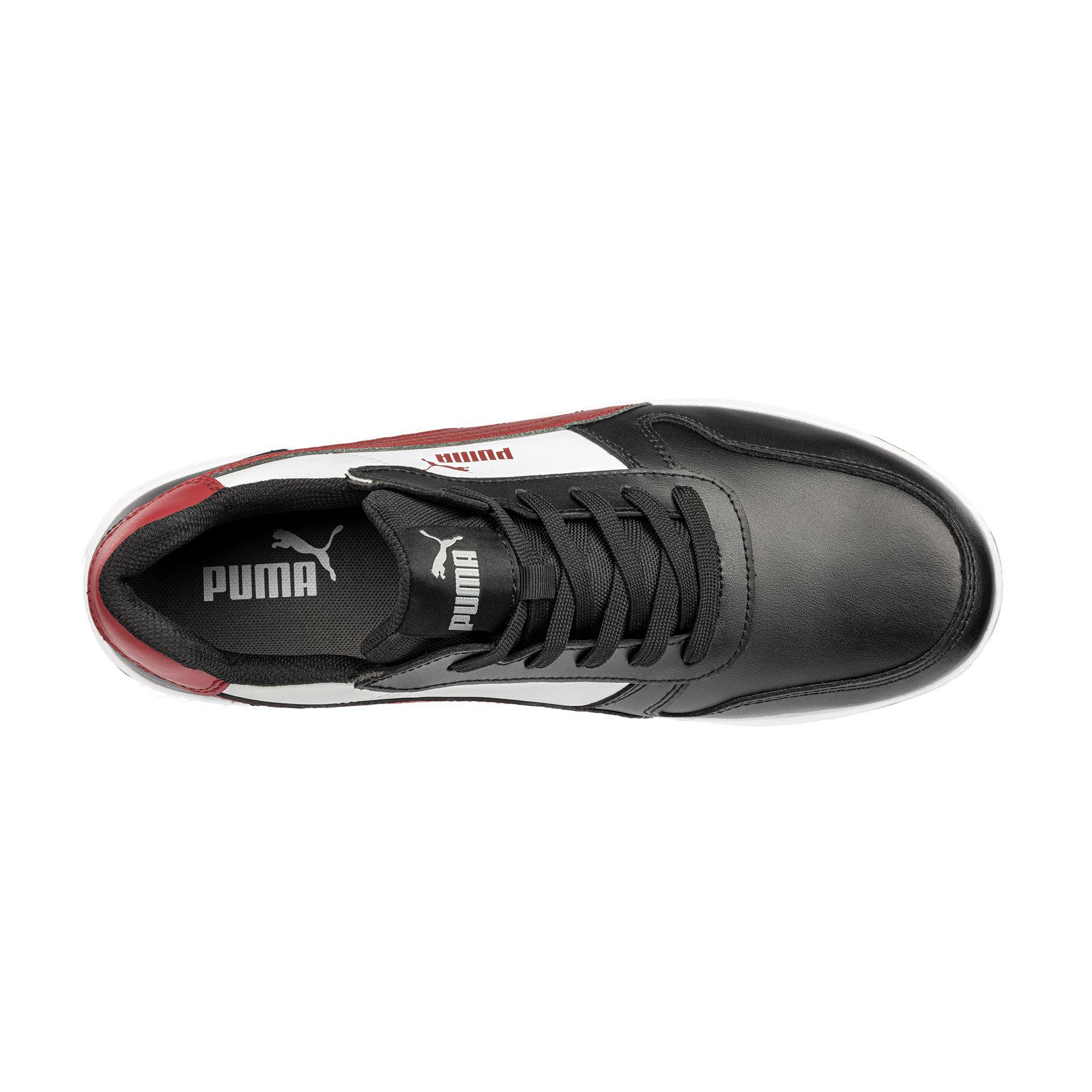 Fuori tutto - Scarpe antinfortunistiche Puma Frontcourt Black/White/Red Low S3 FO HRO ESD SRC 640200 numero 39